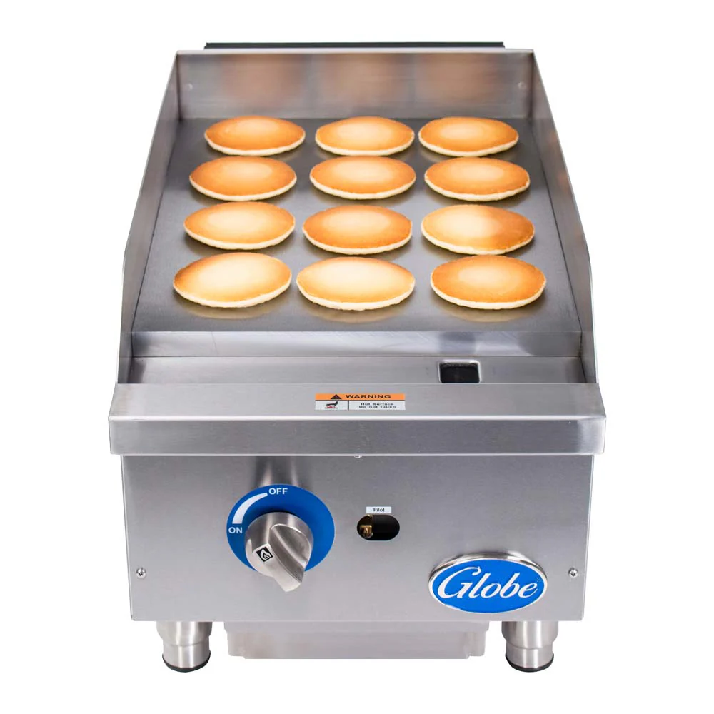 Globe GG15G Manual Control Gas Griddle, 15" - Image 3